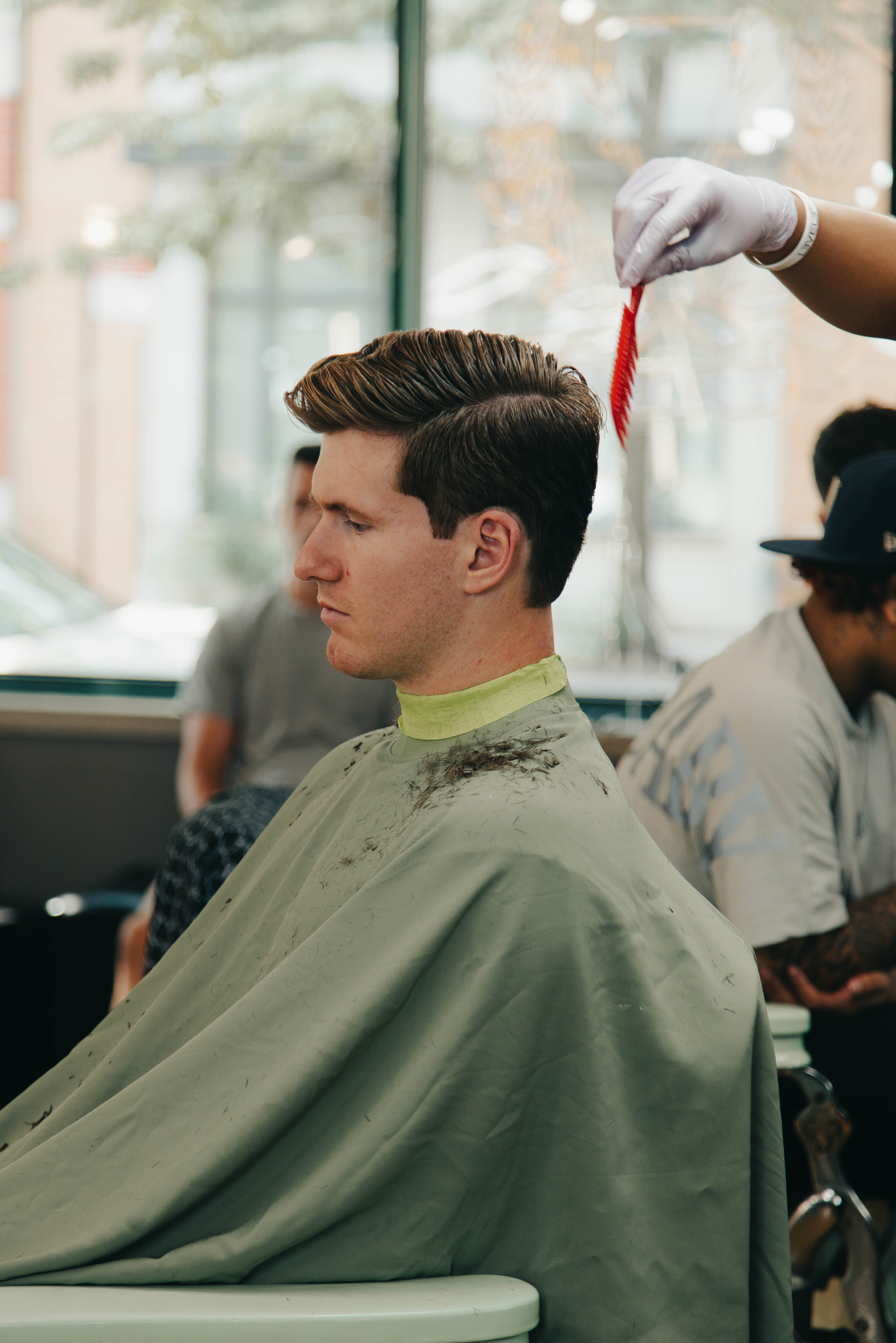 High fade with design